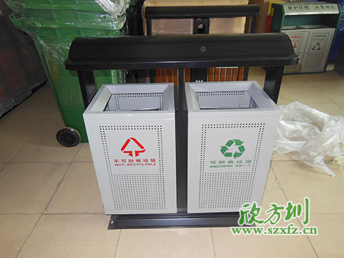 貴陽物業(yè)戶外鋼板沖孔垃圾桶，客戶的二次選擇。