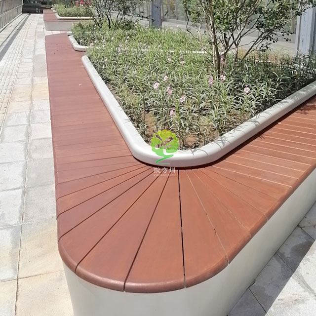 不銹鋼花池坐凳美化深圳前?？缃止珗@G9天橋城市戶外景觀