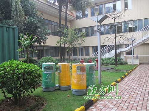 韶關(guān)物業(yè)分類玻璃鋼垃圾桶，提升社區(qū)好環(huán)境。
