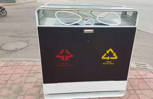 成都高大上果皮箱：有WiFi，靠太陽能工作